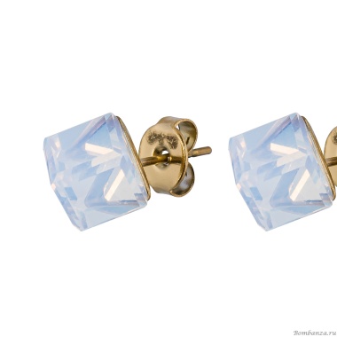 Пусеты Fiore Luna,  White, SWE2127/2 W G Пусеты Fiore Luna,  White, SWE2127/2 W G